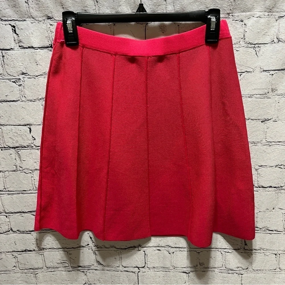 ROMEO + JULIET COUTURE Raspberry Pleated Mini Skirt – Size Medium – NWT